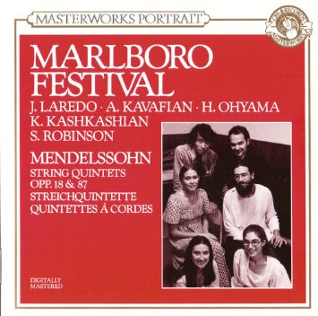 Marlboro Festival, String Quintets Op. 18 & 87